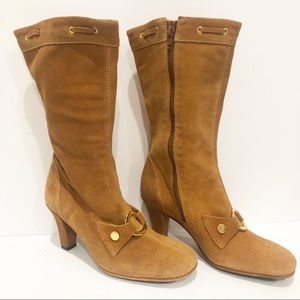 Aerosoles Signature Suede Boots Size 8
